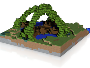 Minecraft Spawngarden in Natural Full Color Sandstone