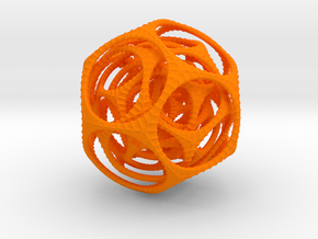Gyro the Dodo in Orange Processed Versatile Plastic: Medium