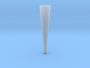 slender conical horn in Tan Fine Detail Plastic
