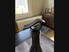 Bird Wine Bottle Stopper in Black PA12
