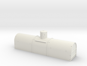 Nitric Acid Tankcar shell (Tyco) in White Natural Versatile Plastic