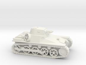Panzer 1A 1/87 in White Natural Versatile Plastic: 1:87 - HO