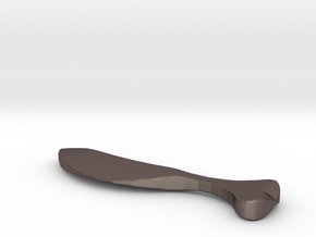 Platalea minor Knife in Polished Bronzed-Silver Steel: Small