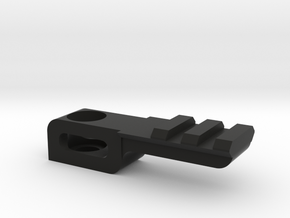 Front sight rail for the North East Airsoft uzi in Black Natural Versatile Plastic