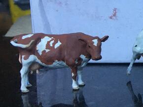 1/64 looking left holstein dairy cow in Tan Fine Detail Plastic