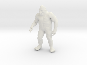 Abominable Snowman in White Natural Versatile Plastic: 1:22.5