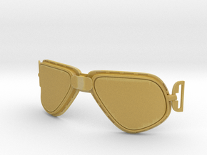Knightmare goggles 1 to 2 scale in Tan Fine Detail Plastic