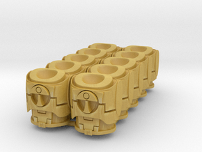 Custom Enclave Torsos 10 Pieces in Tan Fine Detail Plastic