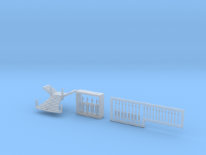 Titanic Grand Staircase 1:200 in Clear Ultra Fine Detail Plastic