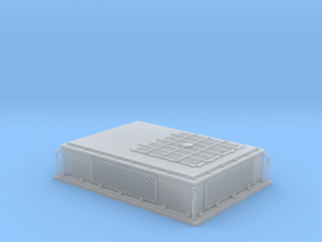 Rooftop-Mounted Air Conditioner Unit (G-scale) in Clear Ultra Fine Detail Plastic
