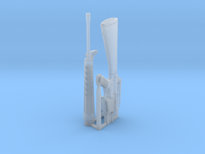 1/9 AR15 Assault rifle in Clear Ultra Fine Detail Plastic