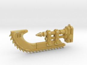 Egyptian Robot - Khopesh Chain Weapon in Tan Fine Detail Plastic