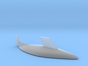 Nbat32 - Leisure sailboat in Clear Ultra Fine Detail Plastic