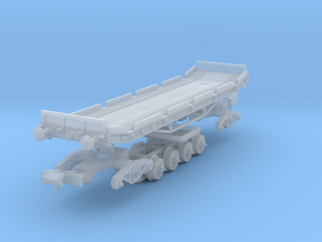 British Rail Conflat C (converted Rectank) in 2mm: in Clear Ultra Fine Detail Plastic