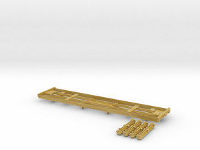 HO Scale - TPLCo Log Car in Tan Fine Detail Plastic