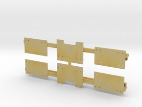 9FTC138HGRO - 9 Ft O Scale Hook Guard Rail in Tan Fine Detail Plastic