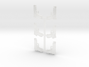 Sig Sauer 226 at 1/24scale - 6tree in Clear Ultra Fine Detail Plastic