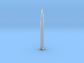 1/700 NASA Saturn 5 Rocket Hollowed in Clear Ultra Fine Detail Plastic