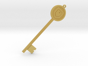 Shield Key in Tan Fine Detail Plastic