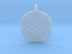 Flower Of Life in Clear Ultra Fine Detail Plastic