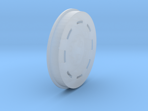 Jeff's Royale Wheel in Clear Ultra Fine Detail Plastic
