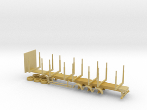 1:160/N-Scale Timber/Log Trailer 2 in Tan Fine Detail Plastic