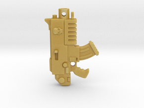 Bolter gun in Tan Fine Detail Plastic
