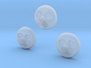 Character No 6 - Faces [H0/00] in Clear Ultra Fine Detail Plastic
