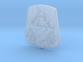 Fremantle crest for Kolderstok Duyfken in Clear Ultra Fine Detail Plastic