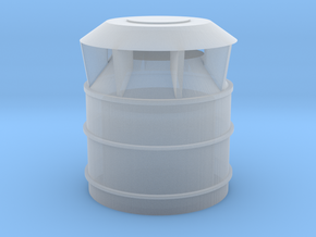 US Vent 24inch bucket 1-72scale in Clear Ultra Fine Detail Plastic