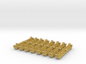 HO Scale Log Bunks - 8 in Tan Fine Detail Plastic