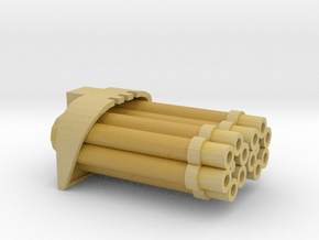 Proteus Pattern Warhound Vulcan Barrels - A in Tan Fine Detail Plastic
