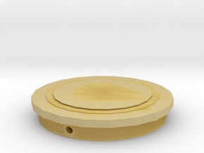 Wireless charging pad in Tan Fine Detail Plastic