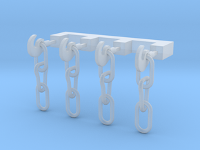 OO Scale Instanter Couplings in Clear Ultra Fine Detail Plastic