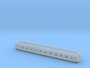 1:160-passenger/baggage car PKP 609A - 2 class in Clear Ultra Fine Detail Plastic