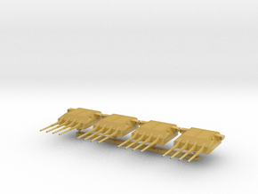 1:700 Quad 380mm Turret for H39 or H40 (Wide) in Tan Fine Detail Plastic