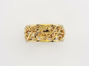 Wedding band ZF size 6 in 9K Yellow Gold 