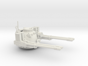 28mm APC Anti-aircraft turret in White Natural Versatile Plastic