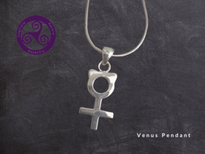 Venus Pendant in Polished Silver (Interlocking Parts): Small