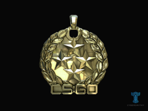 CS:GO - Gold Nova Master Pendant in Polished Brass