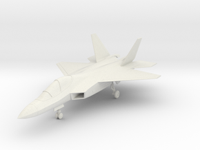 Mitsubishi F-3A Shinshin Stealth Fighter w/Gear in White Natural Versatile Plastic: 1:72