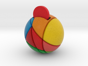 ReddCoin Spherical Logo in Full Color Sandstone