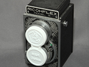 TLR Lens cap for Ricohflex (36mm) in White Natural Versatile Plastic