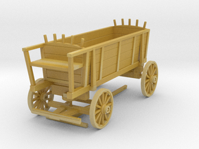 Carolean Supply Wagon in Tan Fine Detail Plastic: 1:32