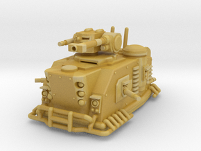 Martian Hovertank Destroyer in Tan Fine Detail Plastic: Small