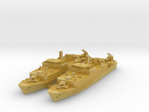 Royal Navy Sandown-class mine countermeasures in Tan Fine Detail Plastic: 1:1250