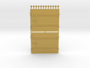 S scale Plug Door For PRS/ Gold Coast 50 Box Car in Tan Fine Detail Plastic