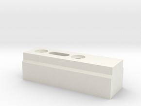 USB C Adapter in White Natural Versatile Plastic