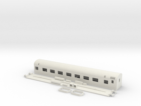Queensland Rail M-Series MAS 1st Class Carriage in White Natural Versatile Plastic