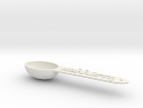 The Holy Spoon in White Natural Versatile Plastic